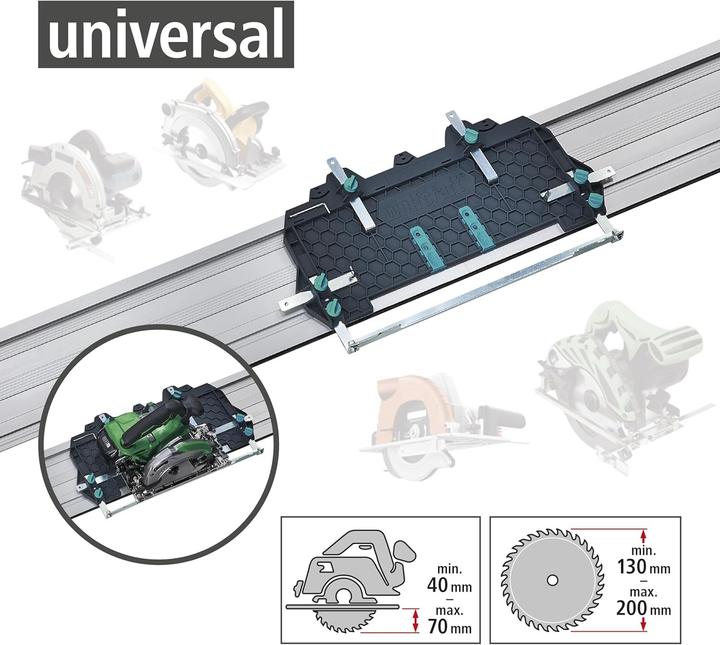 Actual product image wolfcraft 1 FKS 145 - Guide rail for HKS (145 cm)