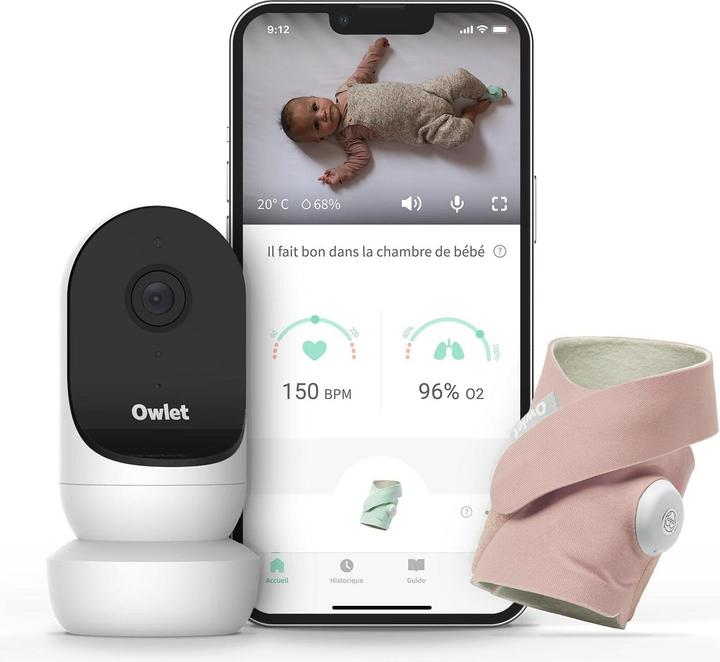 Owlet Duo: Smart Sock 3 & Camera 2 (Video & Audio, 30 m)