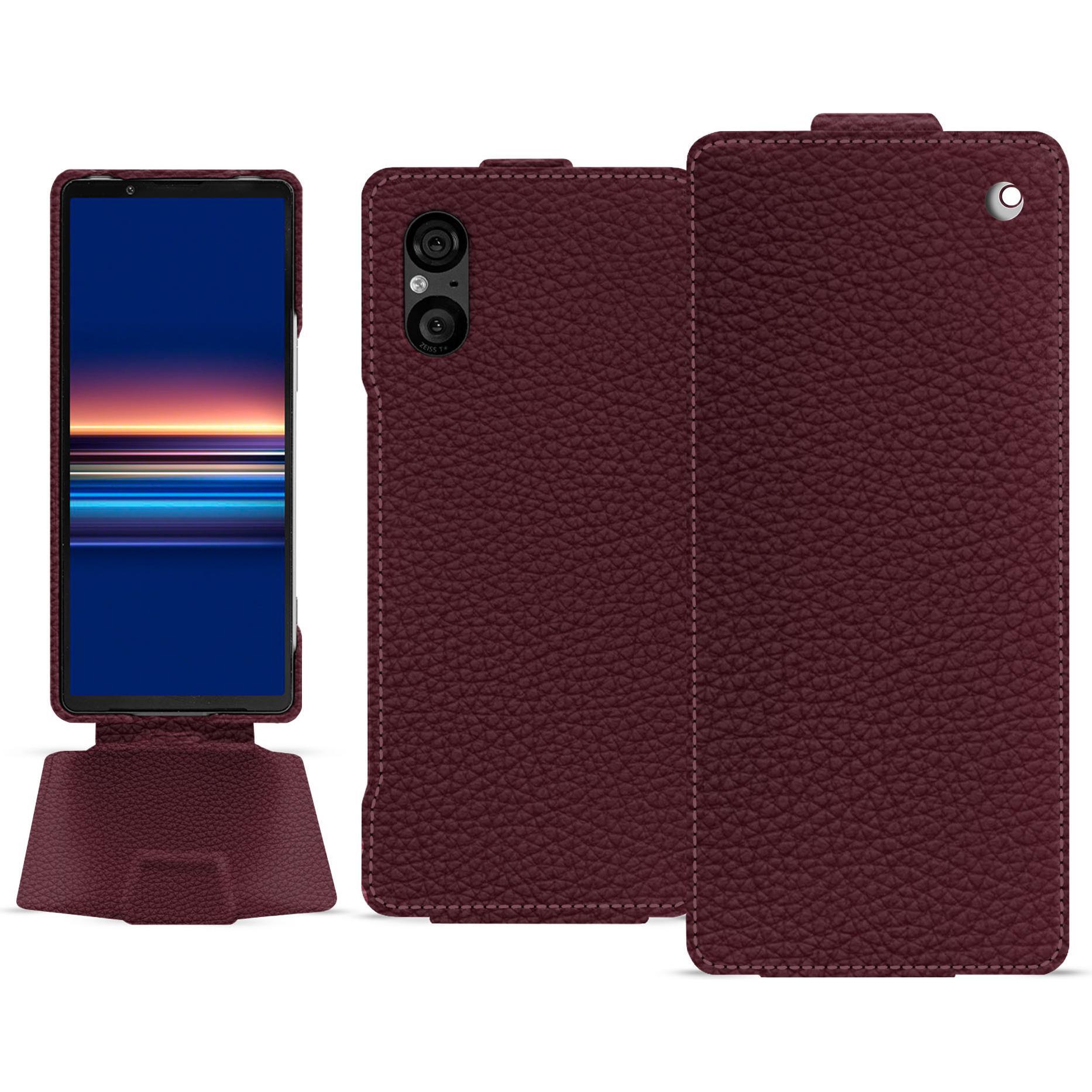 Thumbnail - Noreve Lederschutzhülle vertikal, MP3 Tasche + Hülle, Violett