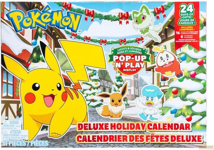 Actual product image Pokémon Advent calendar 24