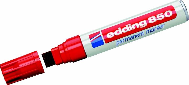 Produktbild Edding 850 Permanent Marker, Keilspitze, versch. Farben (5 x)