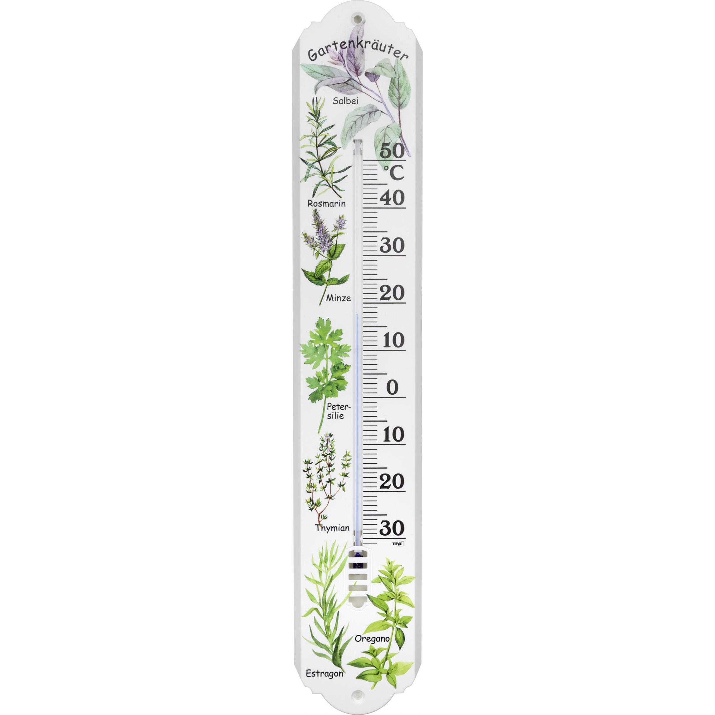 Thumbnail - TFA Innen-Aussen-Thermometer, Thermometer + Hygrometer, Weiss
