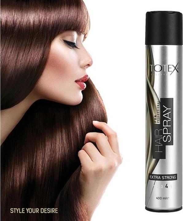 Produktbild Totex Hair Styling Extra Strong Aerosol Hair Spray Silver Shine & Long Extra Hold 400ml (400 ml)