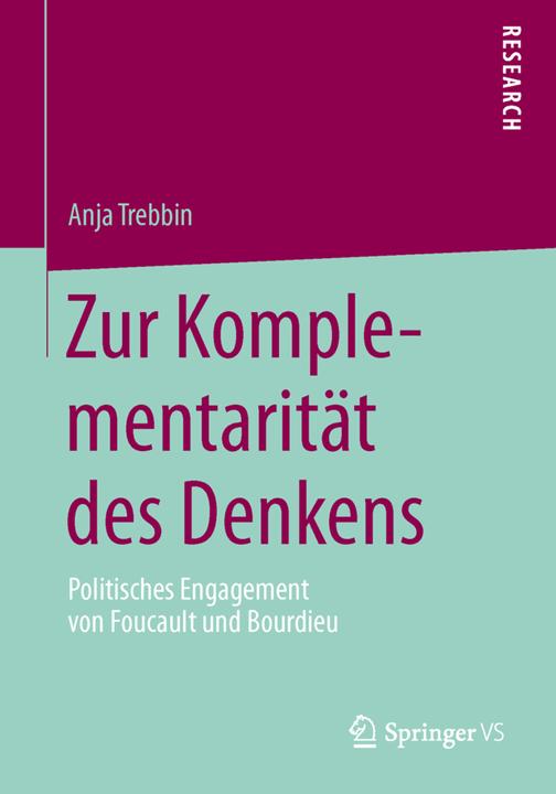 Produktbild Zur Komplementarität des Denkens (Deutsch, Anja Trebbin, 2013)