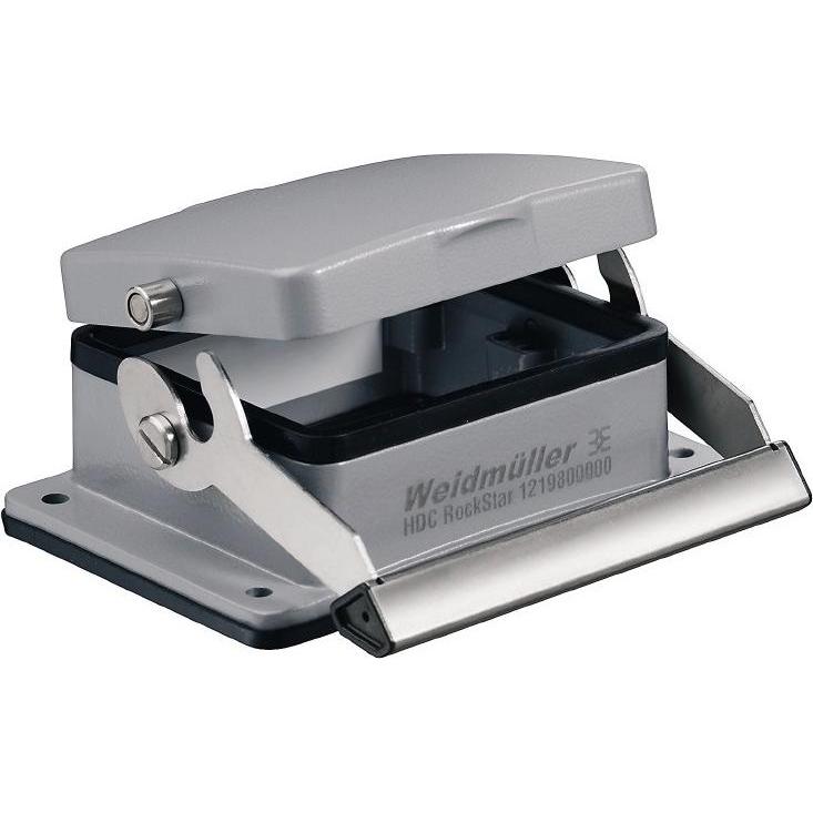 Weidmüller Anbaugehäuse Längsbügel Alu Klappd 1219800000, Elektronikkabel + Stecker, Grau