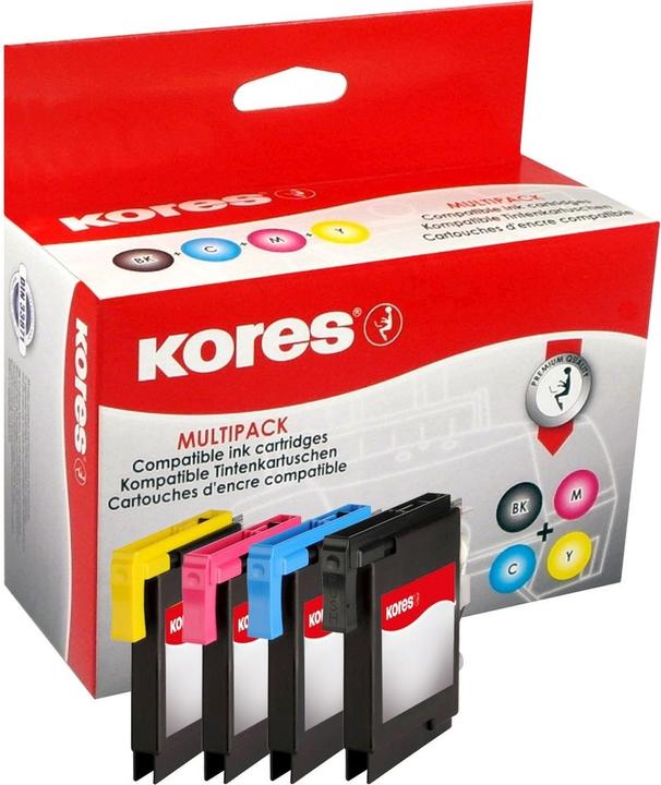 Actual product image Kores Ink compatible CMYBK Orig.No. LC-1100VALKO (Color, FC)