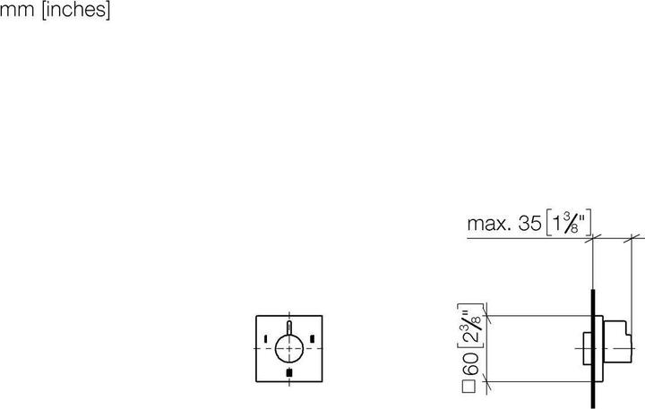 Produktbild Dornbracht Dornb Fertigmontageset SYMETRICS f UP-Dreiwege-Umst. 36210985 da Pl ma
