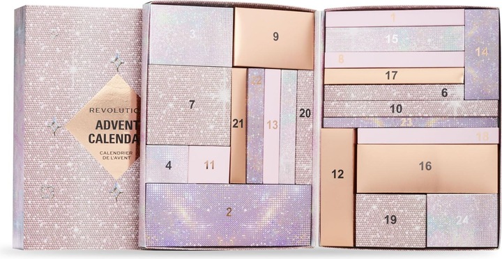 Actual product image Makeup Revolution Advent Calendar 2024