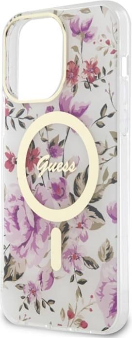 Produktbild Guess iPhone 14 Pro 6.1 hardcase Flower MagSafe (Apple iPhone 14 Pro)