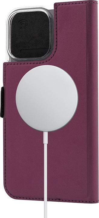 Actual product image Wave BookCase for iPhone 16 Pro Max, MagSafe compatible, Smoky Sangria (Apple iPhone 16 Pro Max)