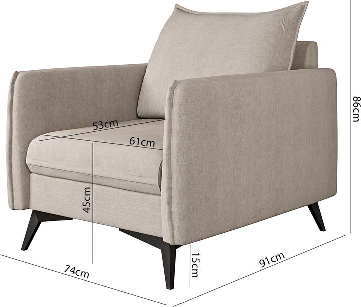 Immagine prodotto Ropez Juli Bis (3 posti, Set di tappezzerie, 2 posti, 1 posto)