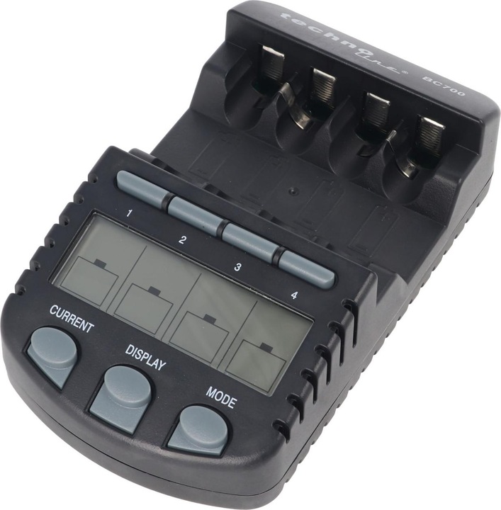 Actual product image AccuCell Quick charger with discharge function and LCD display (1 pcs., AAA, AA, 3000 mAh, Chargers without battery)