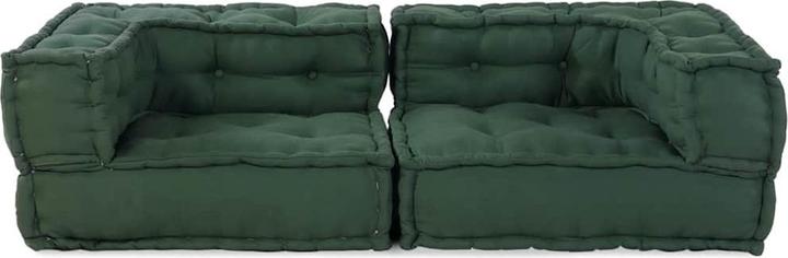 Immagine prodotto vidaXL Modularer Pouf Gestreift Stoff (2 posti)