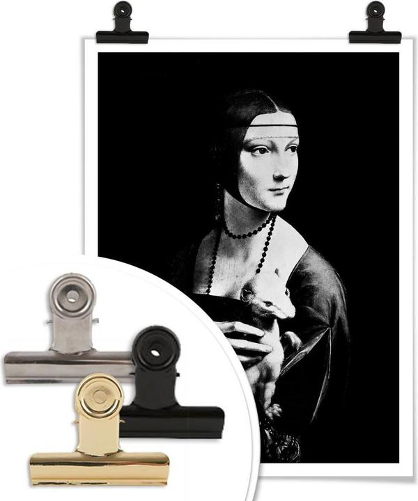 Actual product image Trenddeko Da Vinci - The Lady with the Ermine (40 x 50 cm)