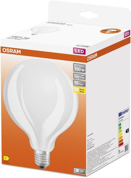 Produktbild Osram Led Retrofit Classic Globe125 (E27, 1521 lm, 1 x)