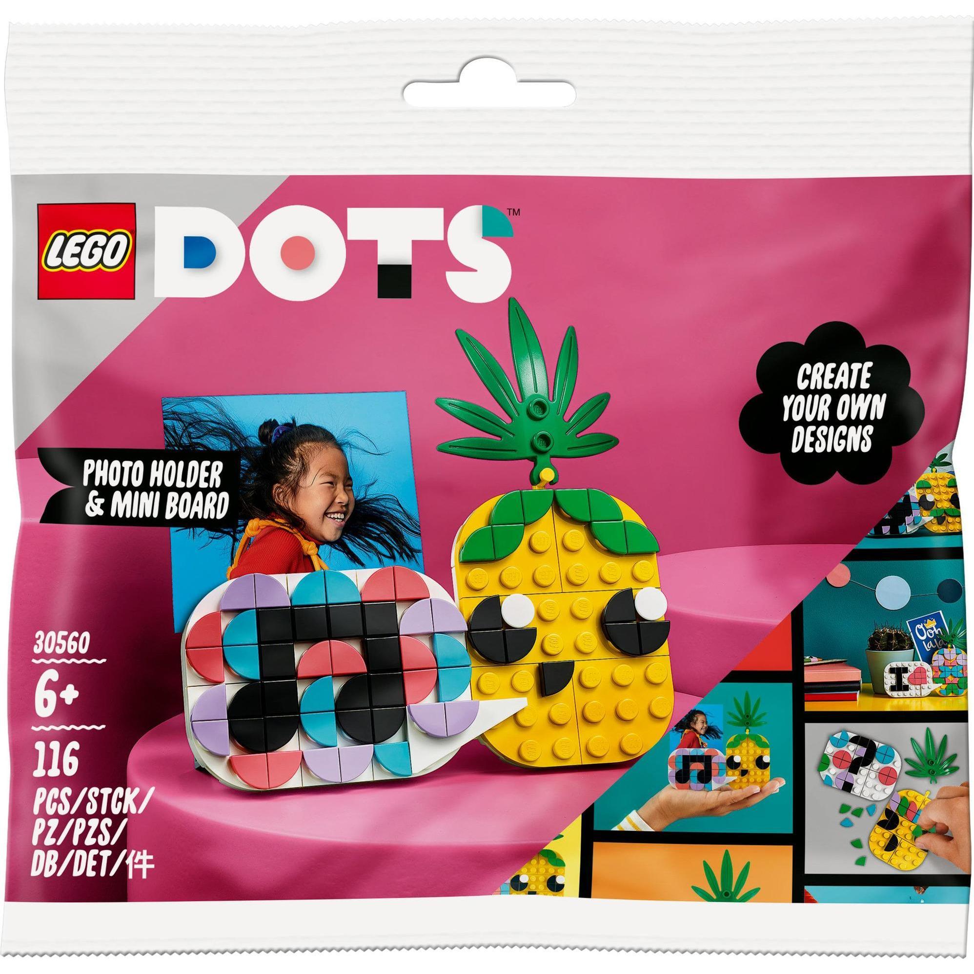 LEGO Ananas Fotohalter & Mini-Tafel (30560, LEGO Dots)