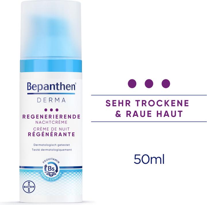 Produktbild Bepanthen Derma Regenerierende Nachtcrème (50 ml, Nachtcreme)