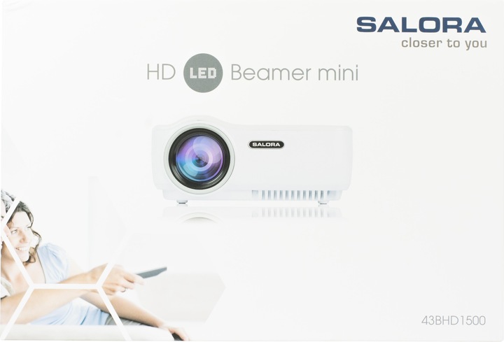 Produktbild Salora 43BHD1500 - Beamer - LED - HDMI - USB - TV tuner (WVGA)