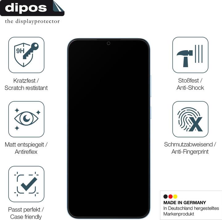 Actual product image Dipos Anti-Shock Screen Protector Matte (1 Piece, Blackview S6)