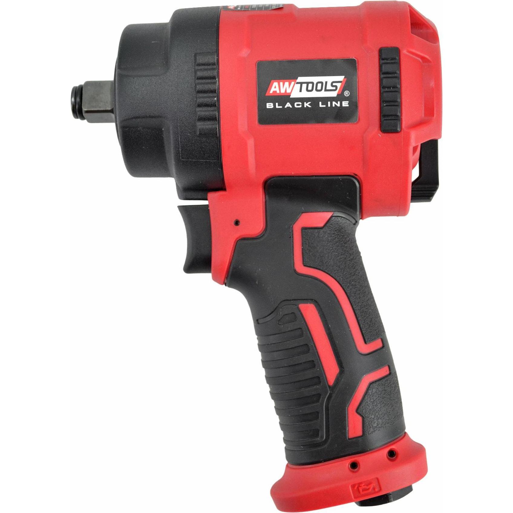 Thumbnail - Awtools, Bohrmaschine + Akkuschrauber, PNEUMATISCHER SCHLAGSCHRAUBER 1/2 1200Nm MINI BLACK LINE (Druckluft)