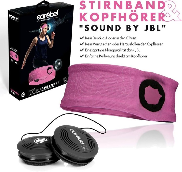Produktbild Earebel - Elite - Hoofdband maat L/XL - on ear - koptelefoon - sport koptelefoon - hardlopen - fitness fiets