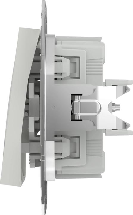 Image du produit Schneider Electric Bouton-poussoir double Asfora blanc (RAL 9003) EPH1170121D