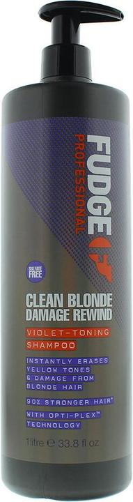 Actual product image Fudge Clean Blonde Damage Rewind (1000 ml, Liquid shampoo)