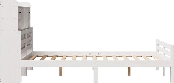 Produktbild vidaXL Bett mit Regal (135 x 190 cm)