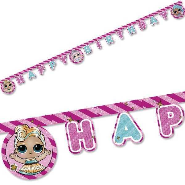 Procos Buchstabenkette Happy Birthday LOL Surprise