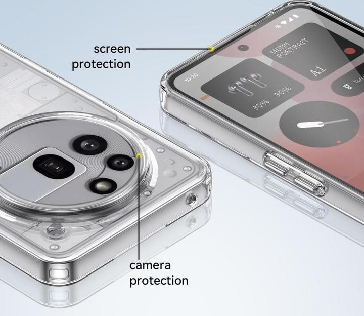 Actual product image Screenguard SuperClear Hybrid Case (Nothing Phone (3a) Pro)