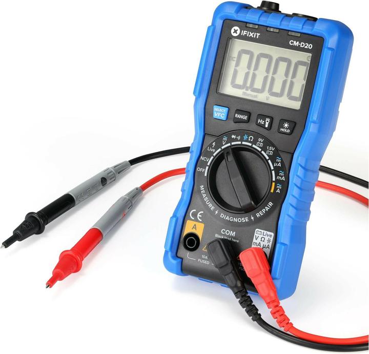 Produktbild iFixit Digital Multimeter (CAT III 1000V, CAT III 500V, CAT IV 600V, Hand-Multimeter)