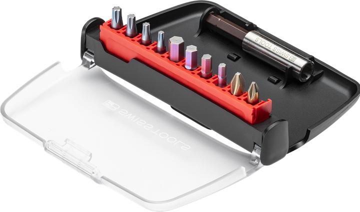 Actual product image PB Swiss Tools Bit set PB C6 700 BC 2PH 4EX 4TX (HX 6, PH1, HX 3, TX20, TX25, HX 4, PH2, HX 5, TX15, TX10)