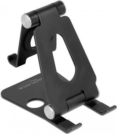 Produktbild Delock Smartphone und Smartwatch Standhalterung verstellbar schwarz