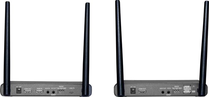 Actual product image SpeaKa Professional SP-HDE-620 HDMI-Funkübertragung (Set) 100 m 5 GHz 3840 x 216