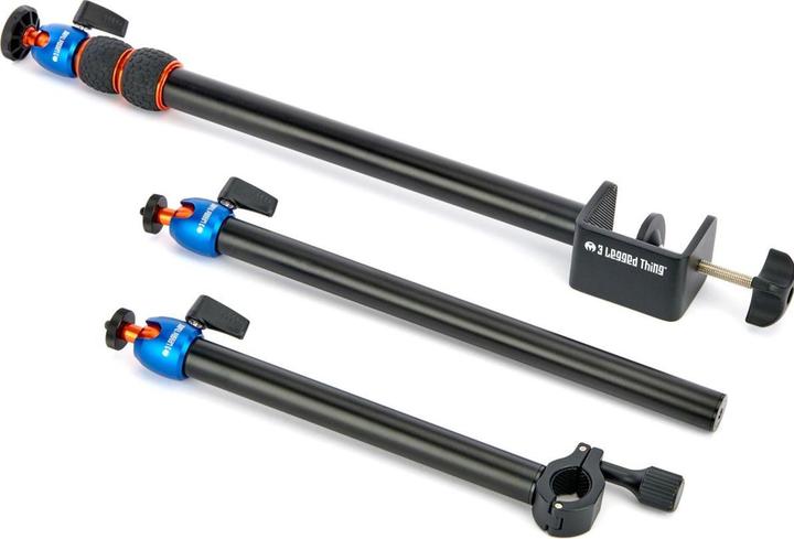 Produktbild 3 Legged Thing Camera Desk Mount Stand CDMS 2A Black / Blue (Kunststoff)