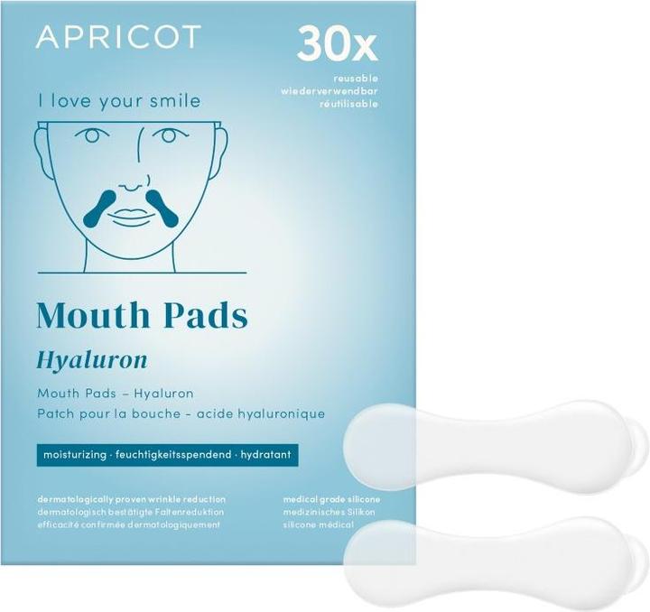 Produktbild Apricot - Wiederverw. Mund Pad Mit Hyaluron I Love Your Smile - 2 Stk.