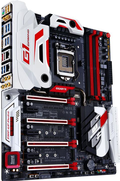 Produktbild Gigabyte Ga-Z170x-Gaming G1 (LGA 1151, Intel Z170, E-ATX)