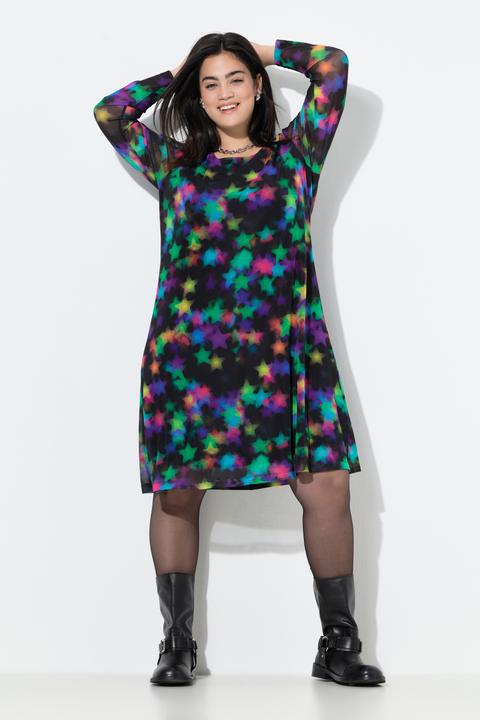 Immagine prodotto Angel of Style Abito in mesh dal taglio comodo con stelline (54)