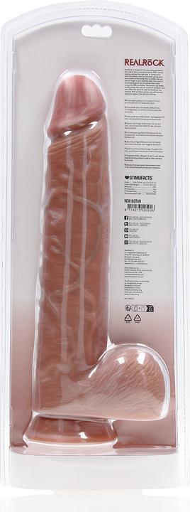 Actual product image RealRock Extra Large Straight with Balls 13 / 33 cm - Tan