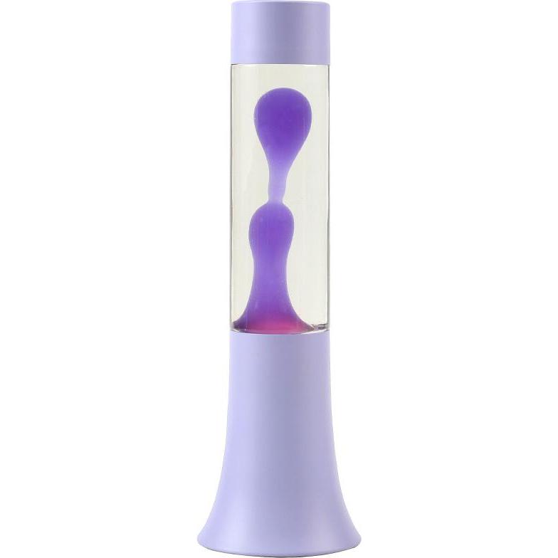 Total Juggling, Lampada da tavolo, iTotal - Flared Lava Lamp - Pastel Purple - 9 × 9 × 37 cm
