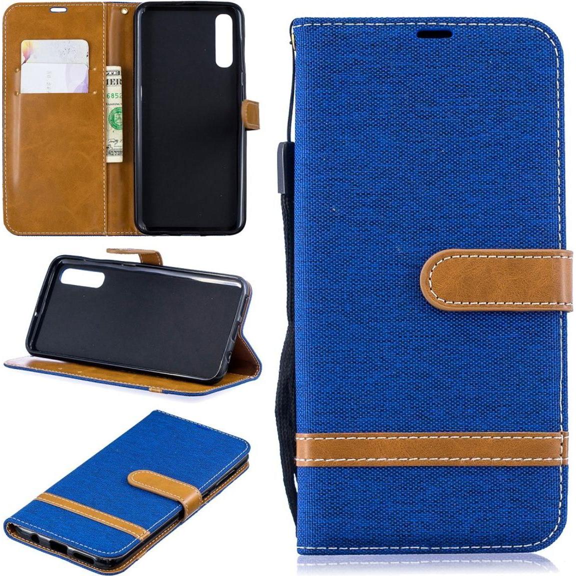 König Design Hülle Handy Schutz für Samsung Galaxy A50 Case Cover Tasche Wallet Etui Bumper (Samsung Galaxy A50), Smartp...