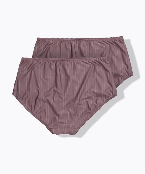 Produktbild Ulla Popken Midislips, 2er-Pack, Nadelstreifen (62, 2er Pack)