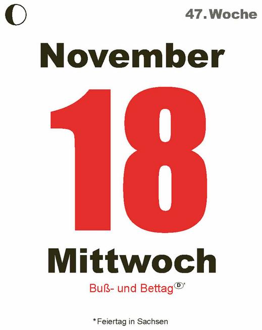 Produktbild Tages-Abreisskalender XL 2026