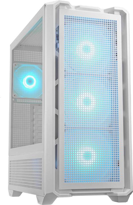 Immagine prodotto Cougar MX600 White | Case PC | Mid Tower / Pannello frontale in rete / 3 ventole da 140 mm + 1 ventola da (mATX, Mini-ITX, ATX, SSI CEB)