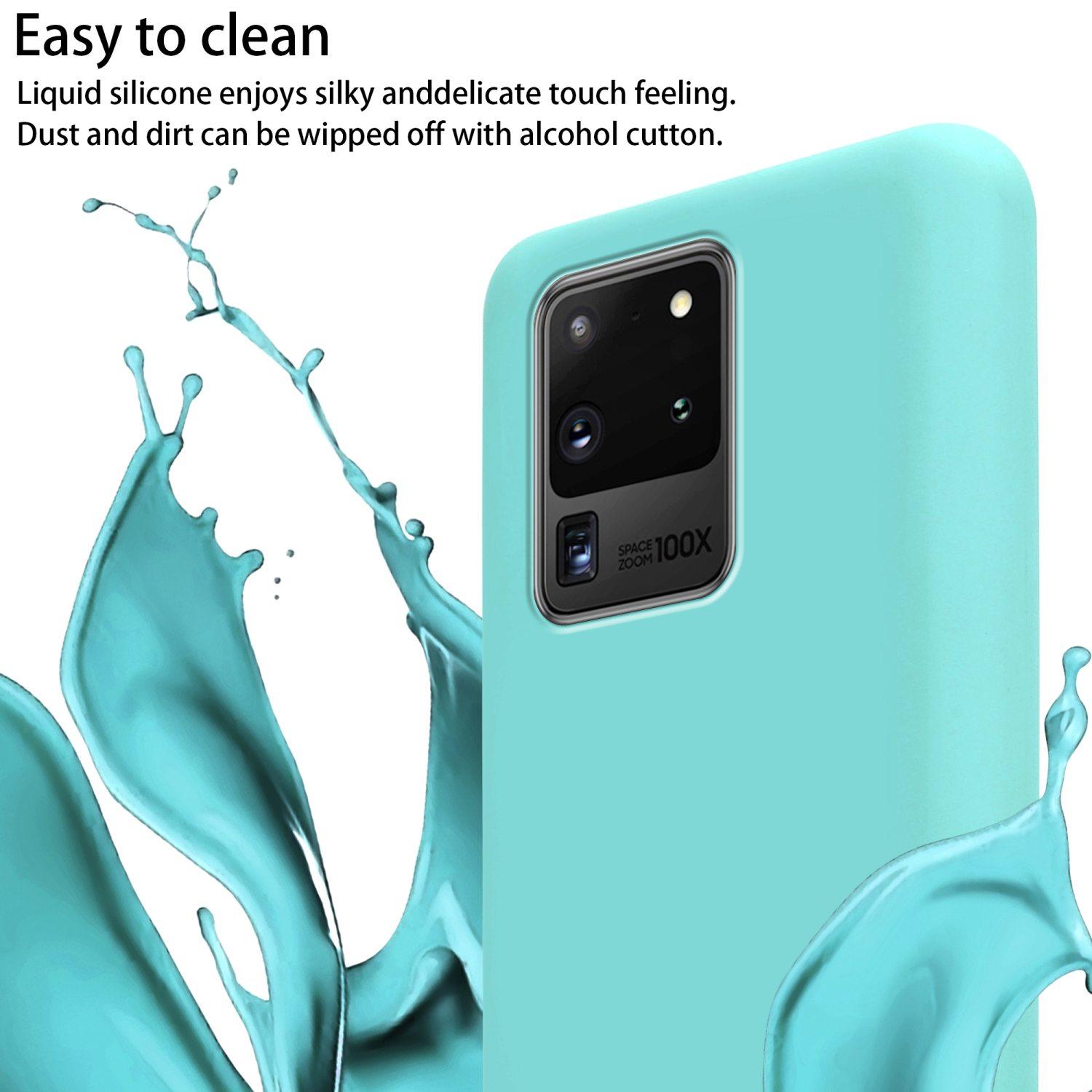Thumbnail - Cadorabo TPU Cover Handy Kette Liquid, Handykette, Türkis