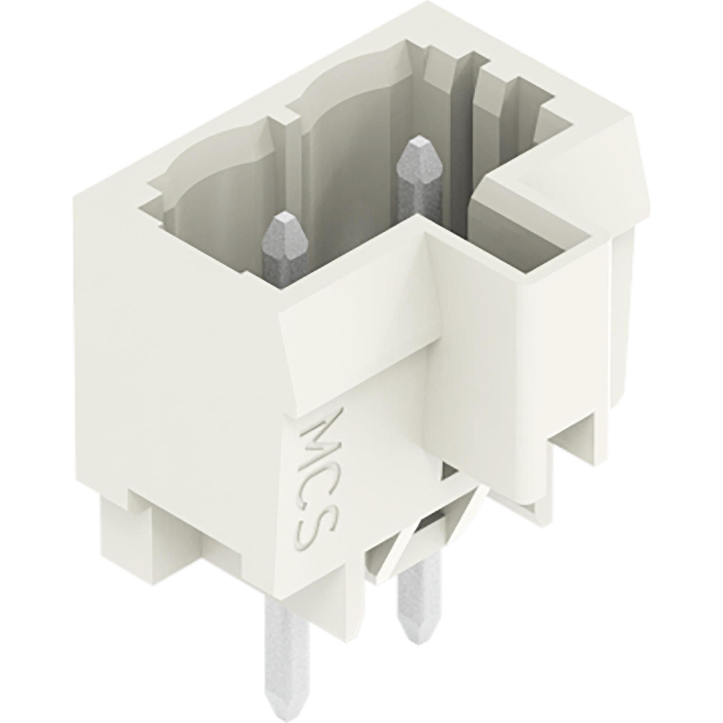 Wago THT-Stiftleiste Lötstift, Elektronikkabel + Stecker, Grau