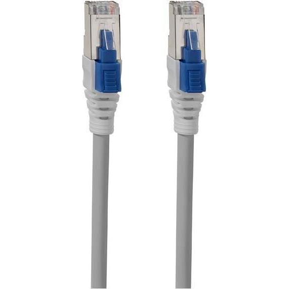 Rutenbeck Patchkabel Cat.6A S/FTP 1.0m gr PKV Cat6Aiso (S/FTP, CAT6a, 1 m), Netzwerkkabel