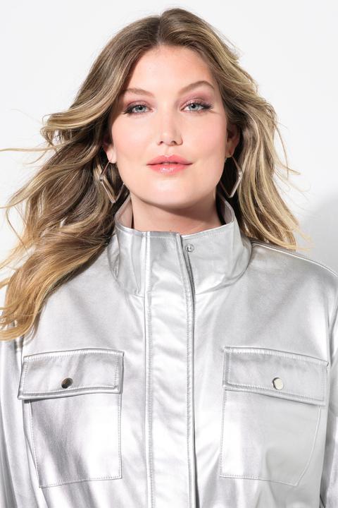 Actual product image Miamoda Jacke, Lederoptik, Tunnelzug in der Taille (42)