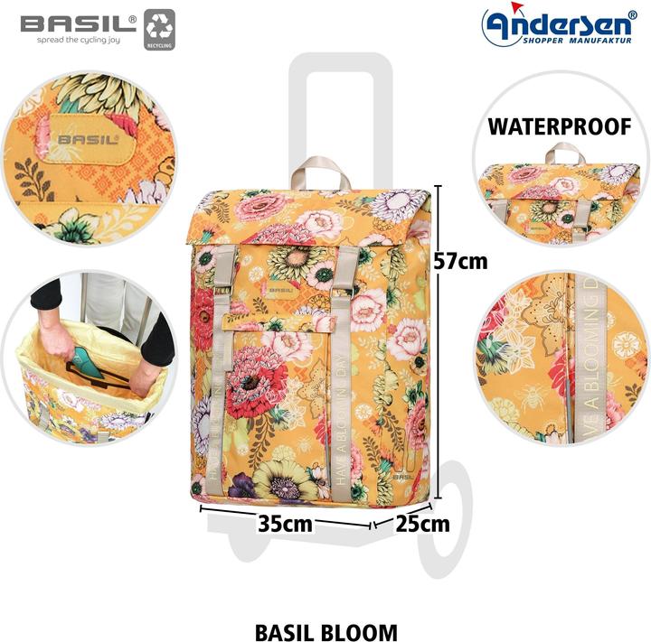 Actual product image Andersen Royal Shopper Basil Bloom