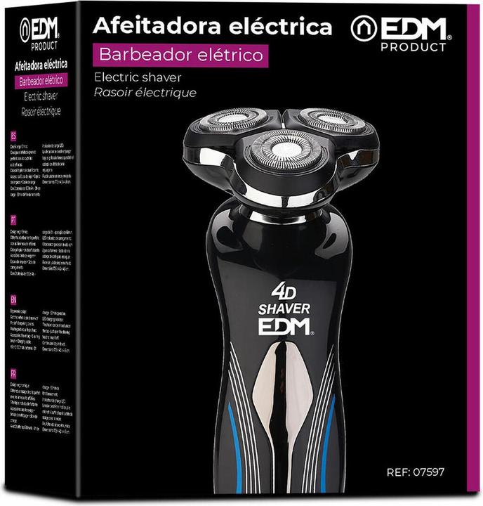 Actual product image EDM Electric Shaver Black Edition Rechargeable
